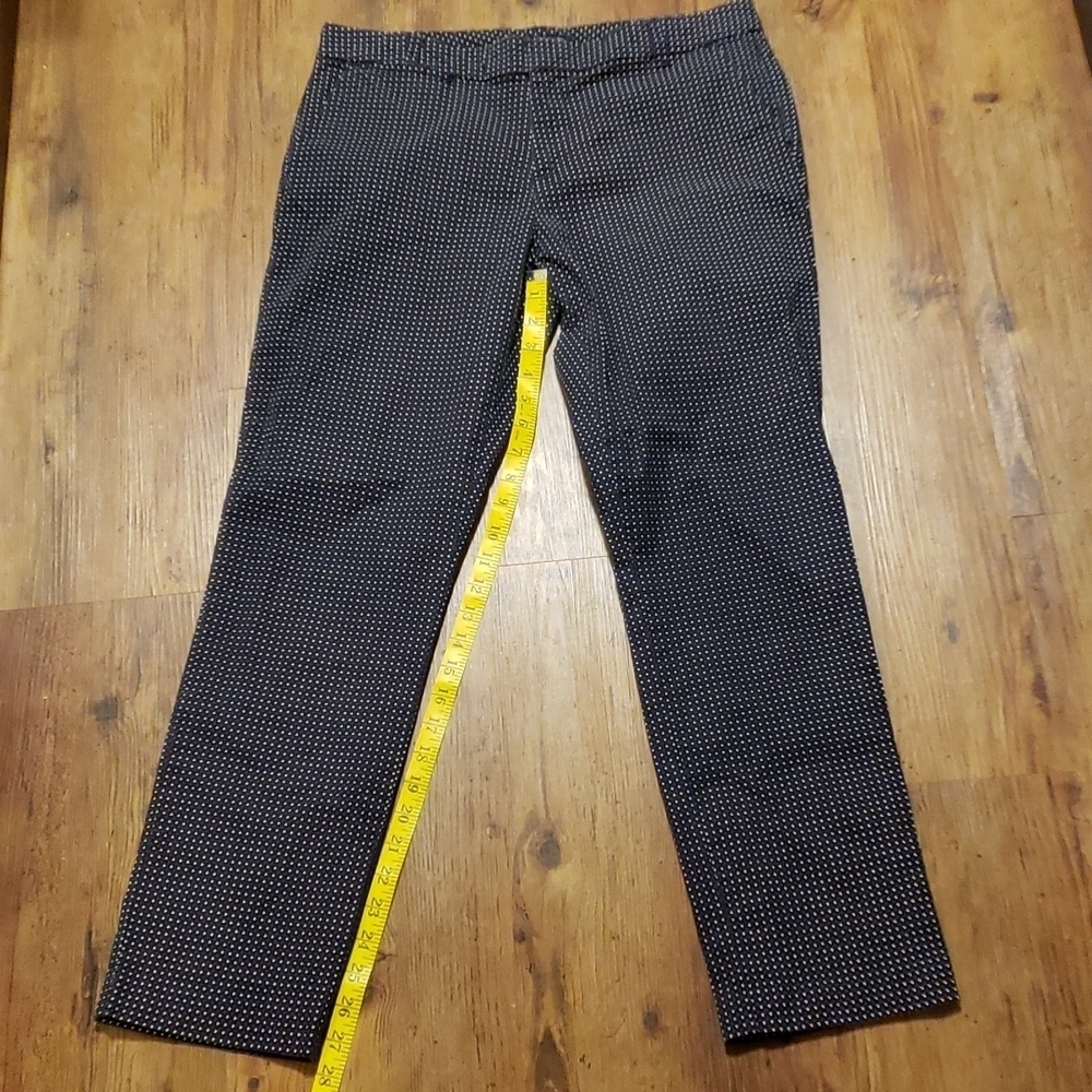 Tommy Hilfiger red white blue pixel straight leg pants